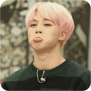 🐶 emoji Jimin 🐶 ( @Bts_stickers1) Telegram sticker 11 of 40