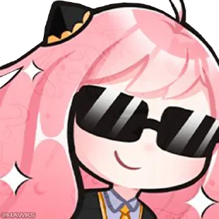 😎 emoji 🥜 Anya Forger (@TodorokiShouto) Telegram sticker 17 of 56