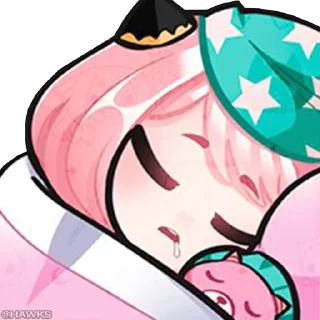 😴 emoji 🥜 Anya Forger (@TodorokiShouto) Telegram sticker 21 of 56