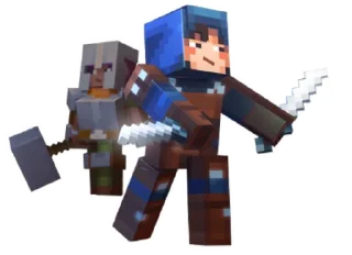 Sticker from Minecraft Dungeons