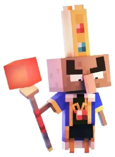 Sticker from Minecraft Dungeons