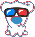 😎 emoji Dog Telegram sticker 19 of 44