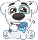 😁 emoji Dog Telegram sticker 23 of 44