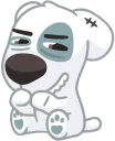 😏 emoji Dog Telegram sticker 16 of 44