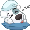 😴 emoji Dog Telegram sticker 24 of 44