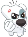 😠 emoji Dog Telegram sticker 12 of 44