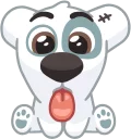 😜 emoji Dog Telegram sticker 6 of 44