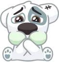 😷 emoji Dog Telegram sticker 17 of 44