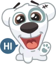 👋 emoji Dog Telegram sticker 5 of 44