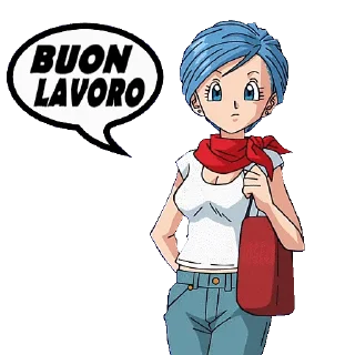 Sticker from @STIKERFORALL 🇮🇹BULMA