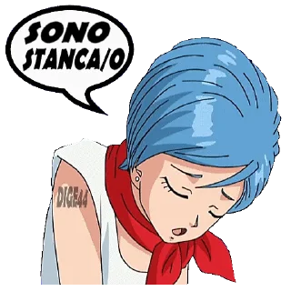 Sticker from @STIKERFORALL 🇮🇹BULMA
