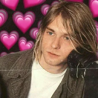 😍 emoji kurt cobain [ @forgttonrealm ] Telegram sticker 10 of 40