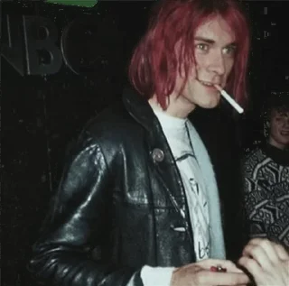 ⚡ emoji kurt cobain [ @forgttonrealm ] Telegram sticker 14 of 40