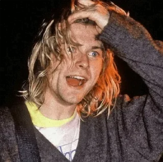 ⚡ emoji kurt cobain [ @forgttonrealm ] Telegram sticker 19 of 40