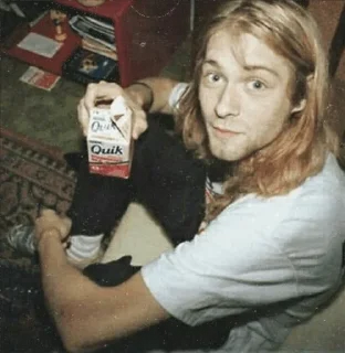 ⚡ emoji kurt cobain [ @forgttonrealm ] Telegram sticker 15 of 40