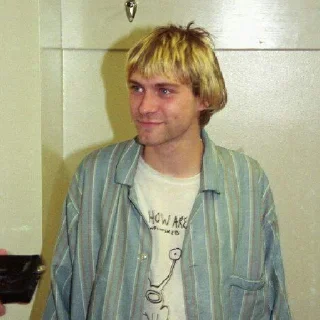 🙃 emoji kurt cobain [ @forgttonrealm ] Telegram sticker 8 of 40