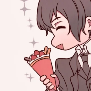 🦀 emoji ⁝太宰治¸ @mrsoukoki Telegram sticker 4 of 25