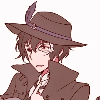 ⛩ emoji ⁝太宰治¸ @mrsoukoki Telegram sticker 22 of 25