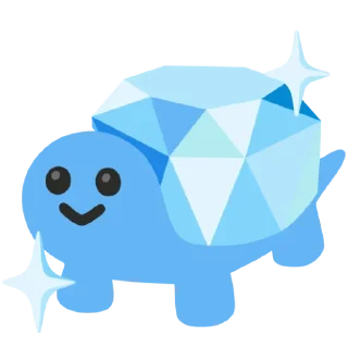 💎 emoji لاکپشت بی قرار Telegram sticker 24 of 66