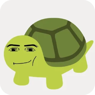 😏 emoji لاکپشت بی قرار Telegram sticker 7 of 66
