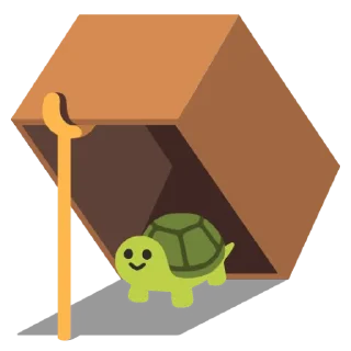 🪤 emoji لاکپشت بی قرار Telegram sticker 21 of 66