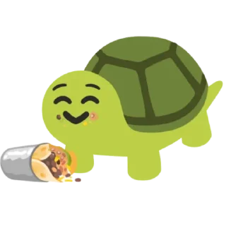 😋 emoji لاکپشت بی قرار Telegram sticker 3 of 66