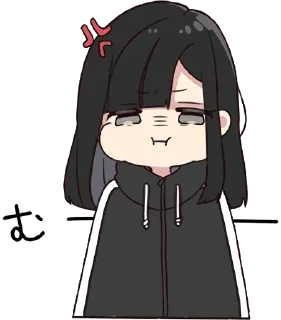 😒 emoji Yurudara chan 1 Telegram sticker 13 of 40