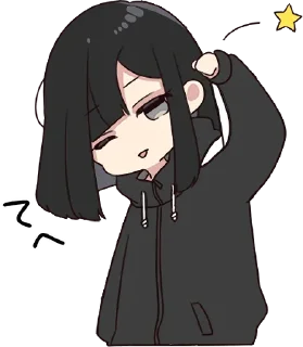😜 emoji Yurudara chan 1 Telegram sticker 22 of 40
