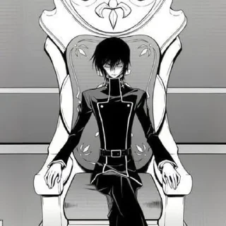 Sticker from lelouch 𖤓 @Snatch_Me 𖣂