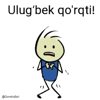 😰 emoji Ulugʻbek @Qonshubot Telegram sticker 15 of 31