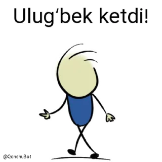 ✋️ emoji Ulugʻbek @Qonshubot Telegram sticker 2 of 31