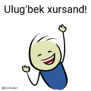 😄 emoji Ulugʻbek @Qonshubot Telegram sticker 12 of 31