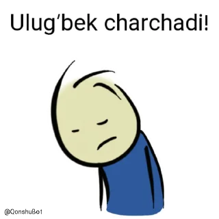😣 emoji Ulugʻbek @Qonshubot Telegram sticker 9 of 31