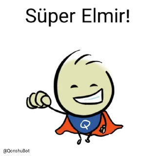 😎 emoji Elmir @Qonshubot Telegram sticker 6 of 31