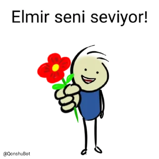 ❤️ emoji Elmir @Qonshubot Telegram sticker 8 of 31