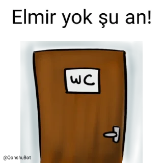 🚽 emoji Elmir @Qonshubot Telegram sticker 22 of 31