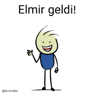 ✋️ emoji Elmir @Qonshubot Telegram sticker 1 of 31