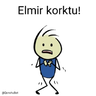 😰 emoji Elmir @Qonshubot Telegram sticker 15 of 31