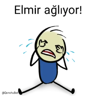 😭 emoji Elmir @Qonshubot Telegram sticker 14 of 31