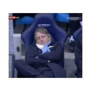 😴 emoji Football memes Telegram sticker 1 of 42
