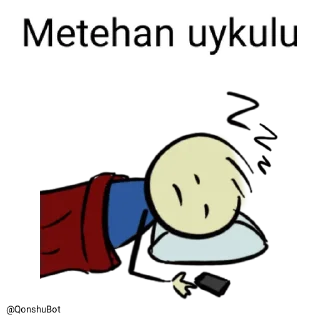 😴 emoji Metehan @Qonshubot Telegram sticker 17 of 31