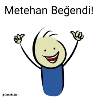 👍 emoji Metehan @Qonshubot Telegram sticker 20 of 31