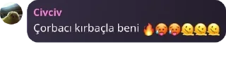 🔥 emoji Gebeşin Dız Paketi 2 Telegram sticker 21 of 97