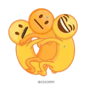 😂 emoji @VibeKiddsa's TeleBot Vol.1 (Animated) Telegram sticker 19 of 21