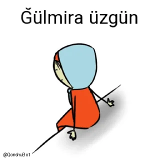 😓 emoji Ğülmira @Qonshubot Telegram sticker 11 of 31