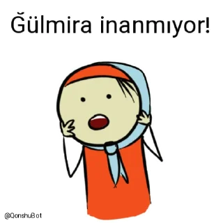 😱 emoji Ğülmira @Qonshubot Telegram sticker 3 of 31