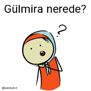 🤔 emoji Ğülmira @Qonshubot Telegram sticker 5 of 31