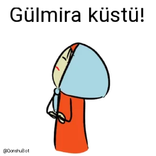 😒 emoji Ğülmira @Qonshubot Telegram sticker 13 of 31