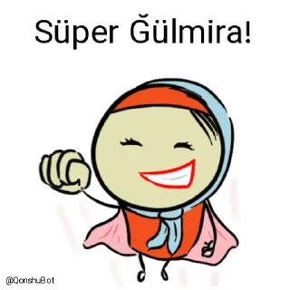 😎 emoji Ğülmira @Qonshubot Telegram sticker 6 of 31