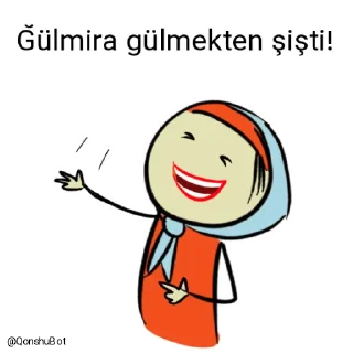🤣 emoji Ğülmira @Qonshubot Telegram sticker 23 of 31